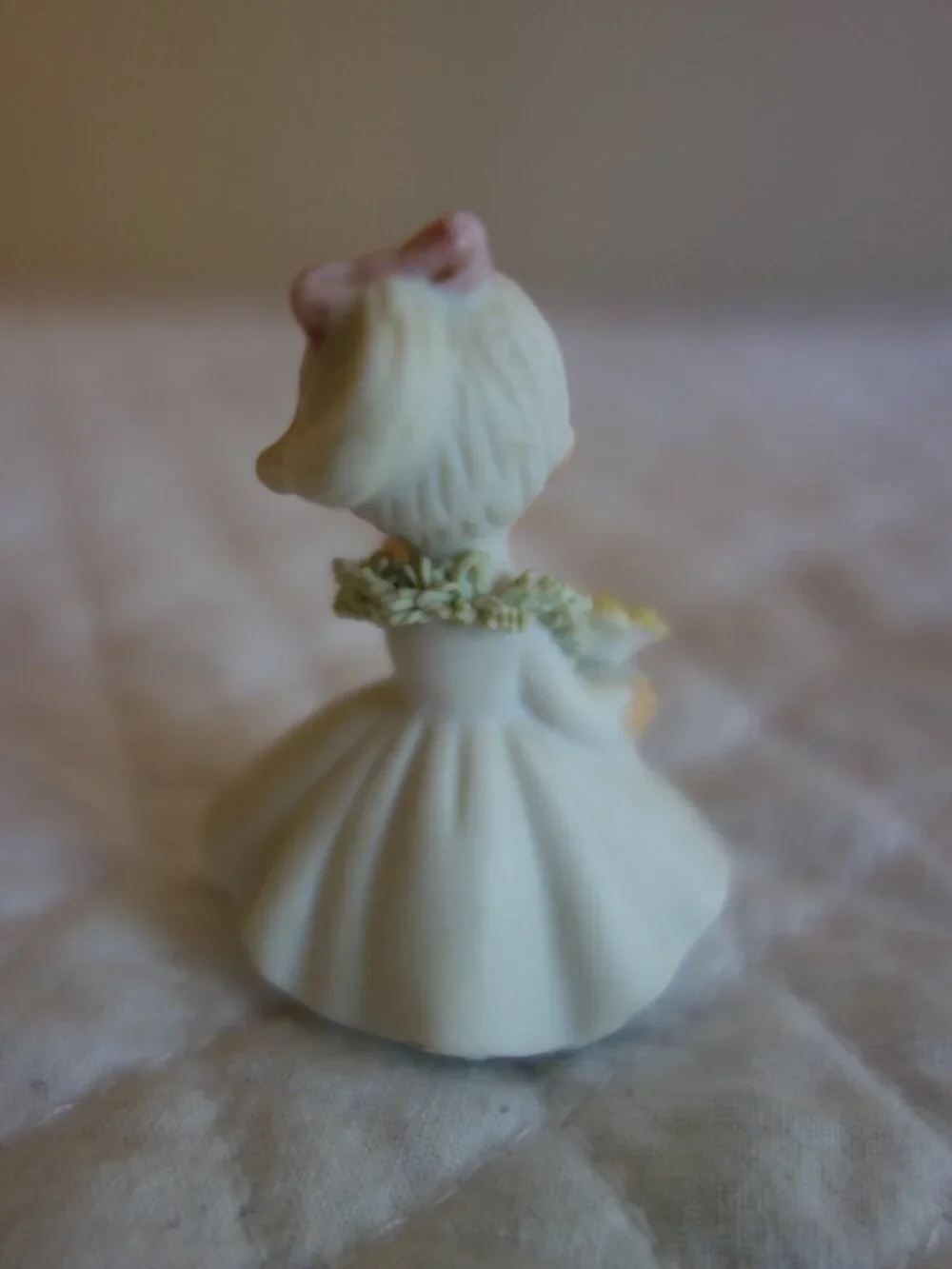 Lot of four Vntg NAPCOWARE Miniature Girls w/ flowers figurines - READ